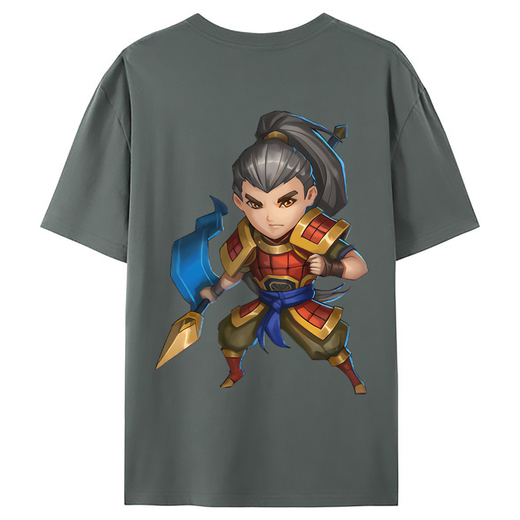 （画像用） リーグ・オブ・レジェンド League of Legends LOL 綿100％ メンズ半袖Tシャツ（バックプリント） 通気性
